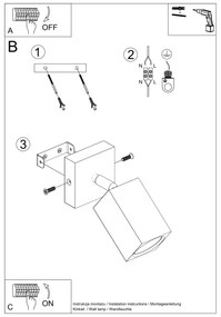 Bodové svietidlo Keke, 1x drevené tienidlo, (možnosť polohovania)
