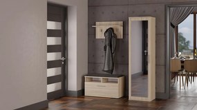 Šatníková skriňa Dialogos 1 (dub sonoma) (so zrkadlom). Akcia -19%. Vlastná spoľahlivá doprava až k Vám domov. 1132543