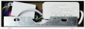 Nástenné LED svietidlo Klimt, 1x LED 8w, 3000-6000k, (40 cm), w