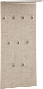 XXXLutz VEŠIAKOVÝ PANEL, béžová, 50/110,6/20,9 cm MID.YOU - Vešiakové steny - 000895012701