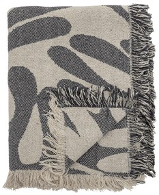 Bloomingville Prehoz z recyklovanej bavlny Alk Blue 130 × 160 cm