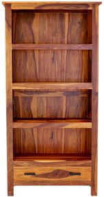 furniture-nabytek.cz - Luxusná knižnica 90x35x180 z masívu palisander