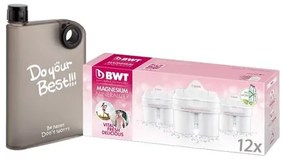 BWT Náhradné filtre 12 ks s darčekom - designová fľaša Maxxo A5