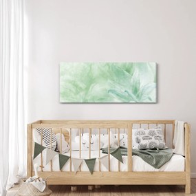 Obraz - Zelený kvet (120x50 cm)