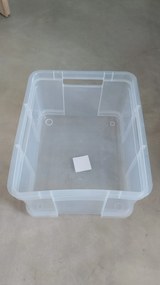 Keeeper 2. akosť - Úložný box pre domácnosť aj dielňu, BRUNO XL, 28L, 43 x 35 x 24 cm, transparentný