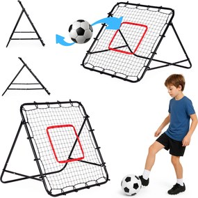 Futbalový rebounder (trenažér) 100x100 cm MOVEPRO – sieť na nácvik prihrávok