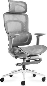 Masážne kancelárske kreslo Visioner 8.3 sivé
