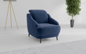 XXXLutz KRESLO, textil, modrá Sit & More - Online Only obývacie izby - 000144024183