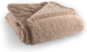 Hnedá deka z umelej kožušiny 150x200 cm Ruby – Tiseco Home Studio