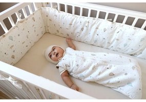 Slonovinový mantinel do postieľky z Bio bavlny 365 cm Dreamland – Cam Cam Copenhagen