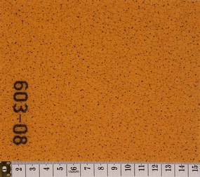 Lentex, PVC podlaha - lino Flexar PUR 603-08 oranžová, na mieru, šíře 2m,4m, oranžová, bez podkladu, kancelária