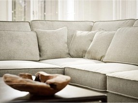 Sivobéžová ženilková rohová pohovka (ľavý roh/do L) Kirou – Maison de Rêve