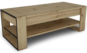 Konferenčný stolík Capannoli lift top dub artisan/čierna