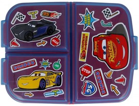 Multibox na desiatu Autá / Cars od Disney s 3 priehradkami
