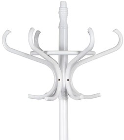 Stojanový vešiak 188 x 49 cm, biely