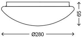 Briloner 3320-016 - LED Stropné svietidlo STARRY SKY LED/12W/230V