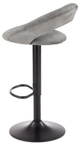 Barová stolička 100x48 cm šedá/antracit