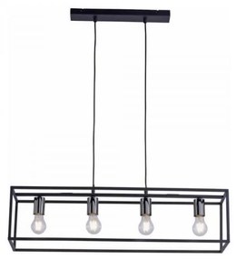 Leuchten Direkt 15854-18 - Luster na lanku FABIO 4xE27/60W/230V