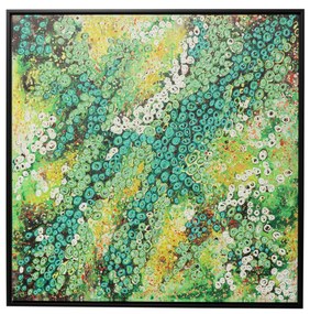 Top View obraz zelený 100x100 cm