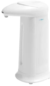 Biely bezdotykový plastový dávkovač mydla 350 ml Aqualine – Sapho