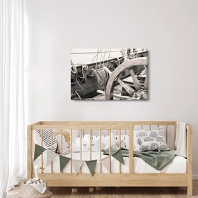 Obraz - Kormidlo plachetnice (90x60 cm)