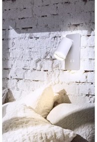 LED Nástenné bodové svietidlo PARIS 1xGU10/10W/230V + LED/6W/230V biela