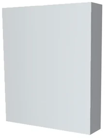 Mereo, Mereo Kúpeľňová zrkadlová skrinka 60 cm, galerka, 1x dvierka ľavá, Multidecor, Šedá supermat, MER-CN798G61SEDA