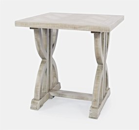 Odkladací stolík Avola 61 cm z masívu svetlohnedý