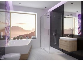 Sprchový kút KW KNDJ2P/Tensa-100x90-S cm/SBW0