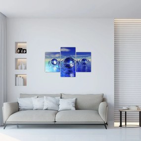 Obraz abstrakcie - voda (90x60 cm)