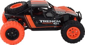LEAN Toys Diaľkovo ovládané terénne auto R/C 1:24 oranžové