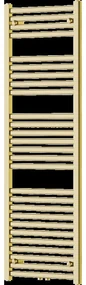 Mexen Hades kúpeľňový radiátor 1500 x 500 mm, 555 W, zlatý - W104-1500-500-00-50