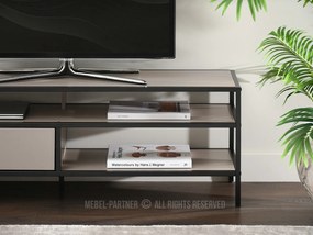 TV stolík/skrinka Subsidios (čierna). Akcia -40%. Vlastná spoľahlivá doprava až k Vám domov. 1137068
