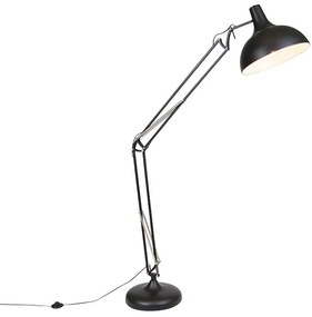 Inteligentná stojaca lampa čierna nastaviteľná vrátane Wifi A60 - Hobby