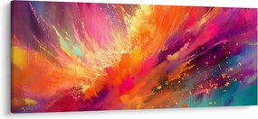 Obraz - Dynamická abstrakcia (120x50 cm)