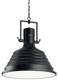 Závesné svietidlo Ideal lux 125831 FISHERMAN SP1 D48 NERO 1xE27 60W