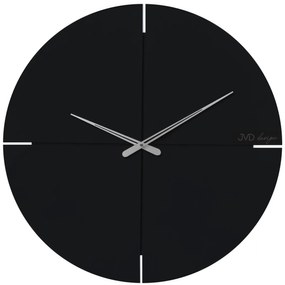 Miminalistické nástenné hodiny JVD Design HC40.1 čierne