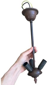 Stropné svietidlo Tiffany s nastaviteľnou nohou Ø36 AMAZONIT