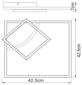 Globo 67245-40 - LED Prisadený luster TINY LED/40W/230V