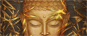 Obraz - Zlatý Budha (120x50 cm)