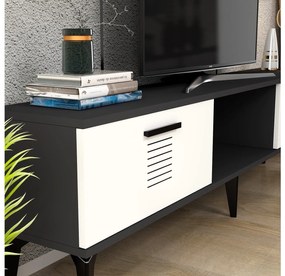 TV stolík/skrinka Vipapo 11 (antracit + biela) . Vlastná spoľahlivá doprava až k Vám domov. 1095219