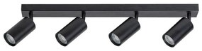 Rabalux 2086 - Stropné bodové svietidlo SOLO 4xGU10/25W/230V čierna