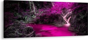 Obraz - Ružový les (120x50 cm)