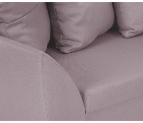 MEGA AKCE Rozkládací rohová sedací souprava ALEX Růžová