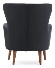 Kreslo ušiak NEKO antracit