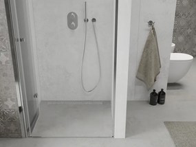 Mexen Lima, skladacie sprchové dvere do otvoru 105 x 190 cm, 6mm číre sklo, chrómový profil, 856-105-000-01-00-D