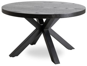 PROXIMA.store - Okrúhly konferčenčný stolík LINCOLN FARBA: čiarna