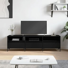 TV skrinka čierna 150x30x44,5 cm kompozitné drevo 831285