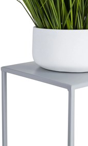 STOJAN NA KVETINÁČ SIMPLE 70X24X24 CM SIVÁ