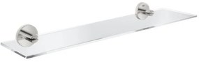 GROHE Essentials sklenená polička, 530 x 145 x 6 mm, Supersteel, 40799DC1